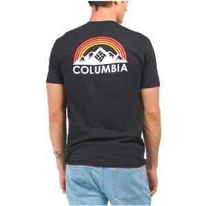 COLUMBIA 🏔️ Mountain Rainbow Graphic Tee
